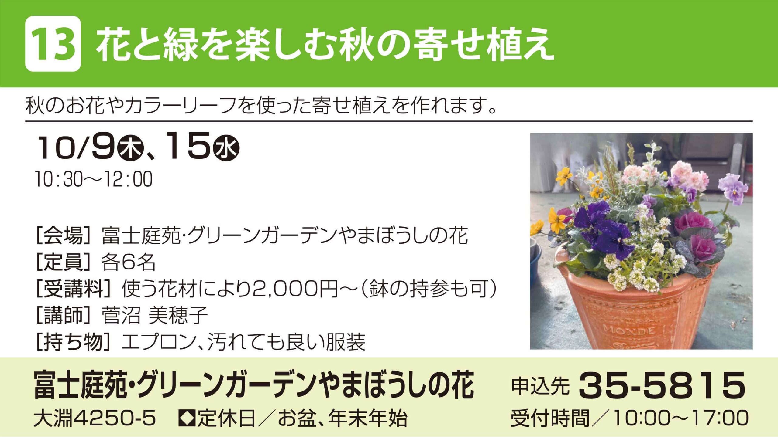 グリーンガーデン やまぼうしの花 | BUYふじアクション