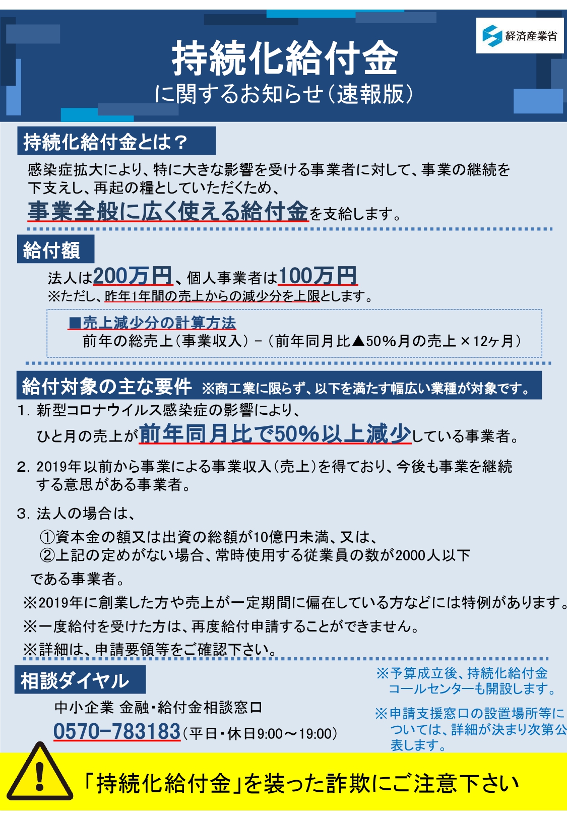 個人 金 主 事業 給付 コロナ